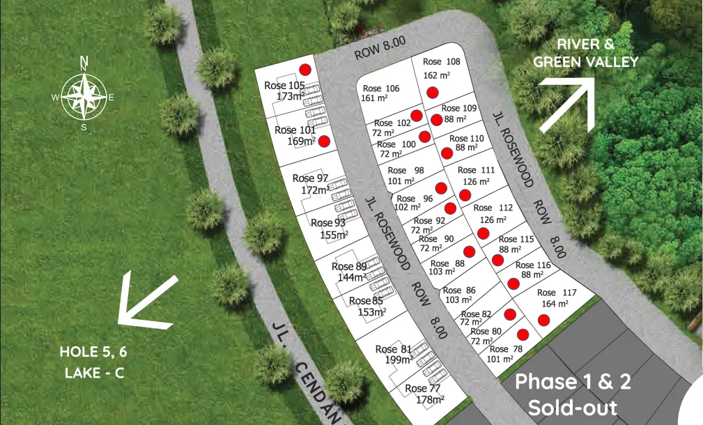 Siteplan ROSEWOOD