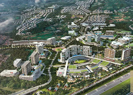 Kawasan Summarecon Bogor dari udara