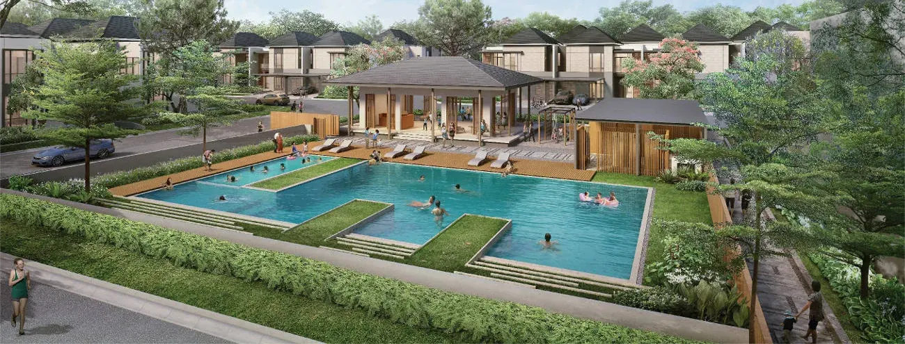 Kolam renang Club House Emily