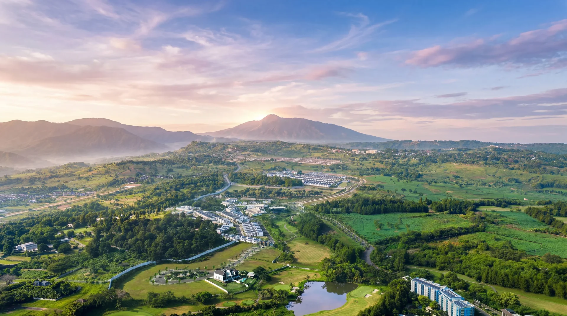 Kawasan Citra City Sentul dari udara, Bogor